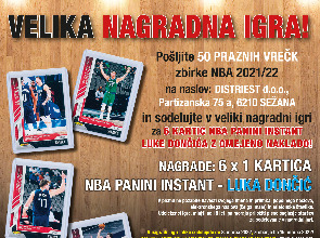 ZAKLJUČENA VELIKA NAGRADNA IGRA NBA - LUKA DONČIČ! ZAKLJUČENA VELIKA NAGRADNA IGRA NBA - LUKA DONČIČ!